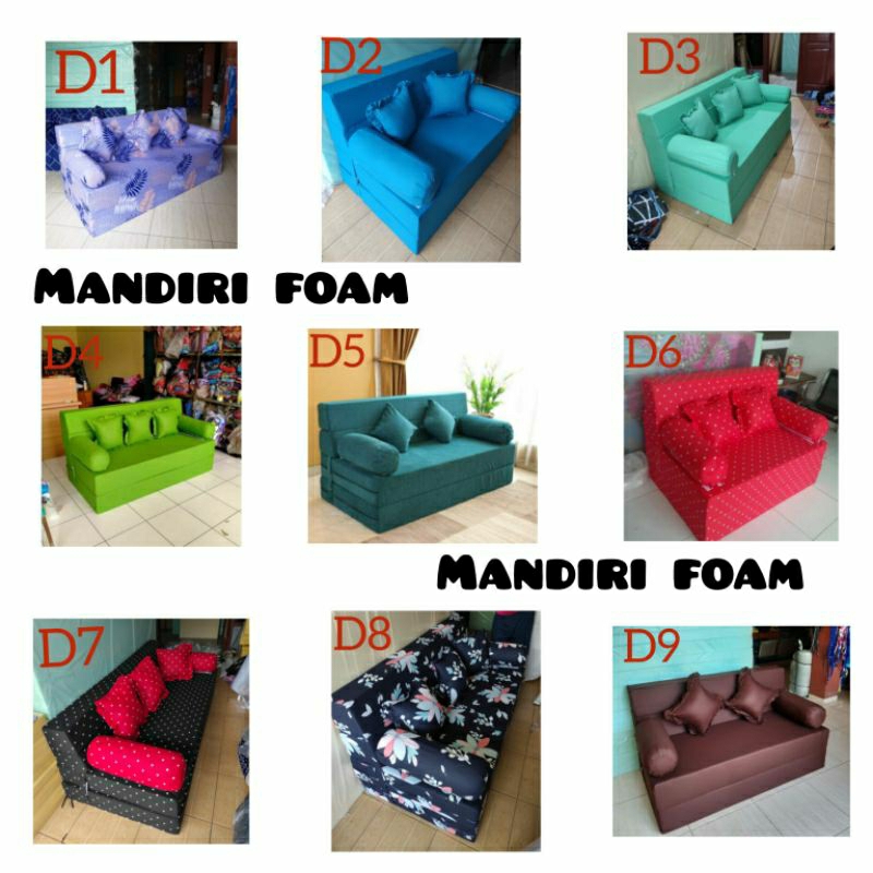 Sofabed Busa Inoac YUKATA Dan Eon D23 Garansi 15 Tahun Dan 10 Tahun  Tebal 20 All Size