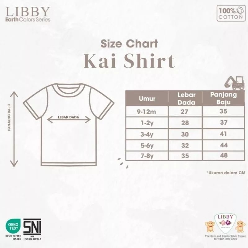 Libby Kai Shirt /Baju Atasan Anak