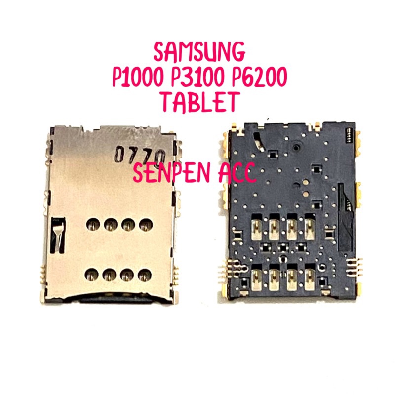 CONNECTOR SIM CON SIM SAMSUNG P1000 P3100 P6200 TABLET