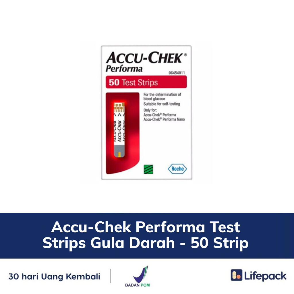 Accu-Chek Performa Test Strips Gula Darah - 50 Strip - LIFEPACK