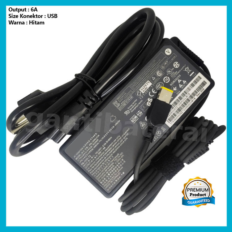 ADAPTOR CHARGER LAPTOP LE 20V - 6A USB 120W