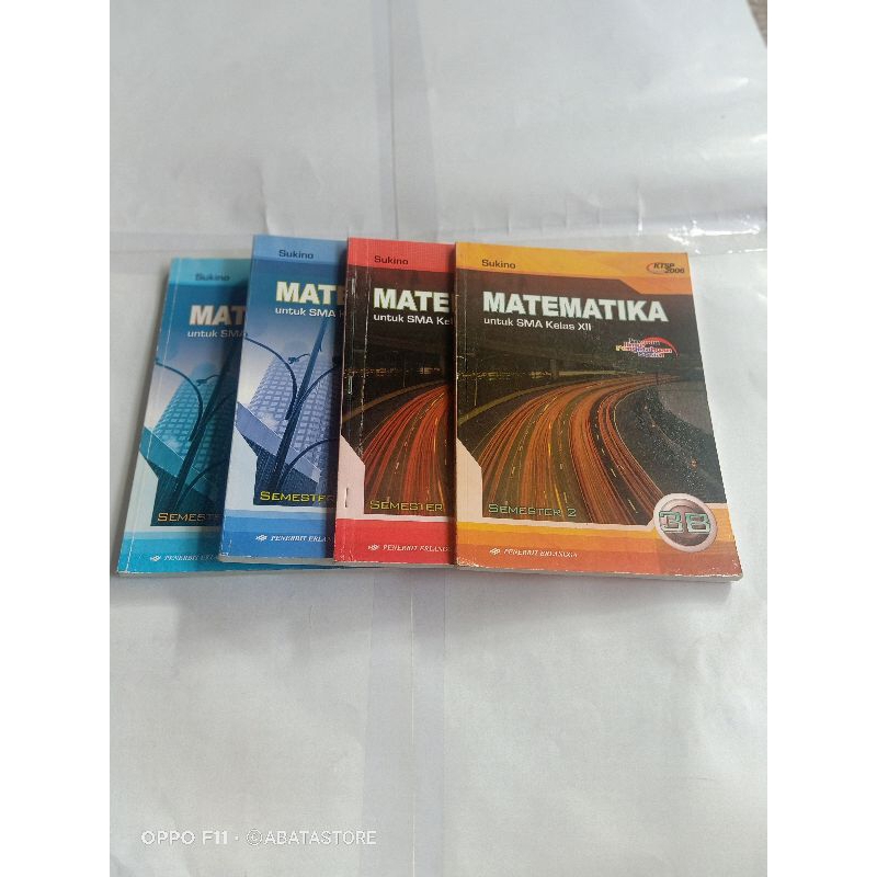 BUKU MATEMATIKA SMA KLS XI XII IPS KTSP 2006 SUKINO