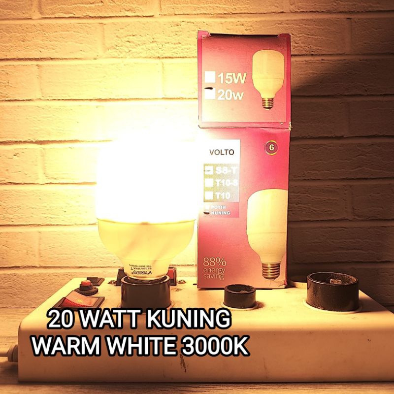 LAMPU LED MURAH 5W 10W 15W 20W 30W 40W CAHAYA PUTIH &amp; KUNING WARM WHITE 3000K BAGUS KUALITAS TERJAMIN