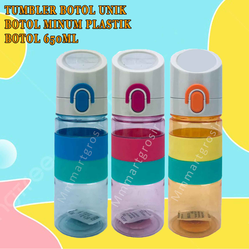 Tumbler / Botol Minum Unik / Botol Plastik / Botol 650ml