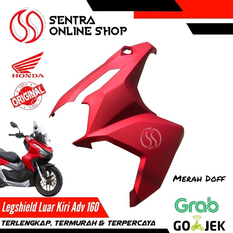 Cover L fr legshield sayap luar kiri adv 160 merah doff dop original