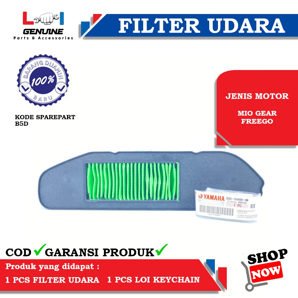 -LOI-  FILTER UDARA MIO GEAR, FREEGO B5D