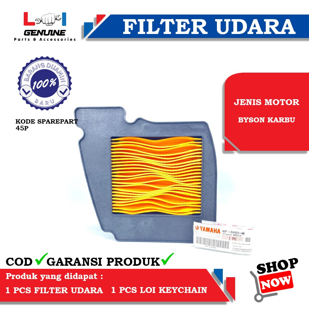 -LOI- FILTER UDARA BYSON KARBU 45P