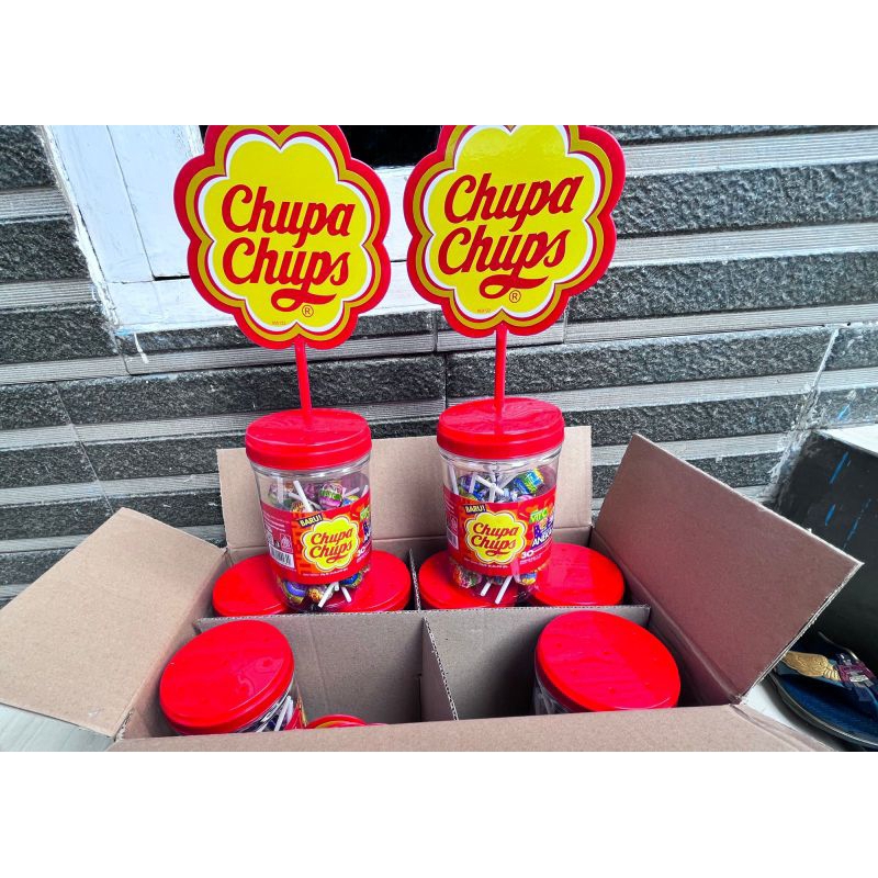 PERMEN CHUPA CHUPS LOLLILOP 1 TOPLES ISI 30pcs