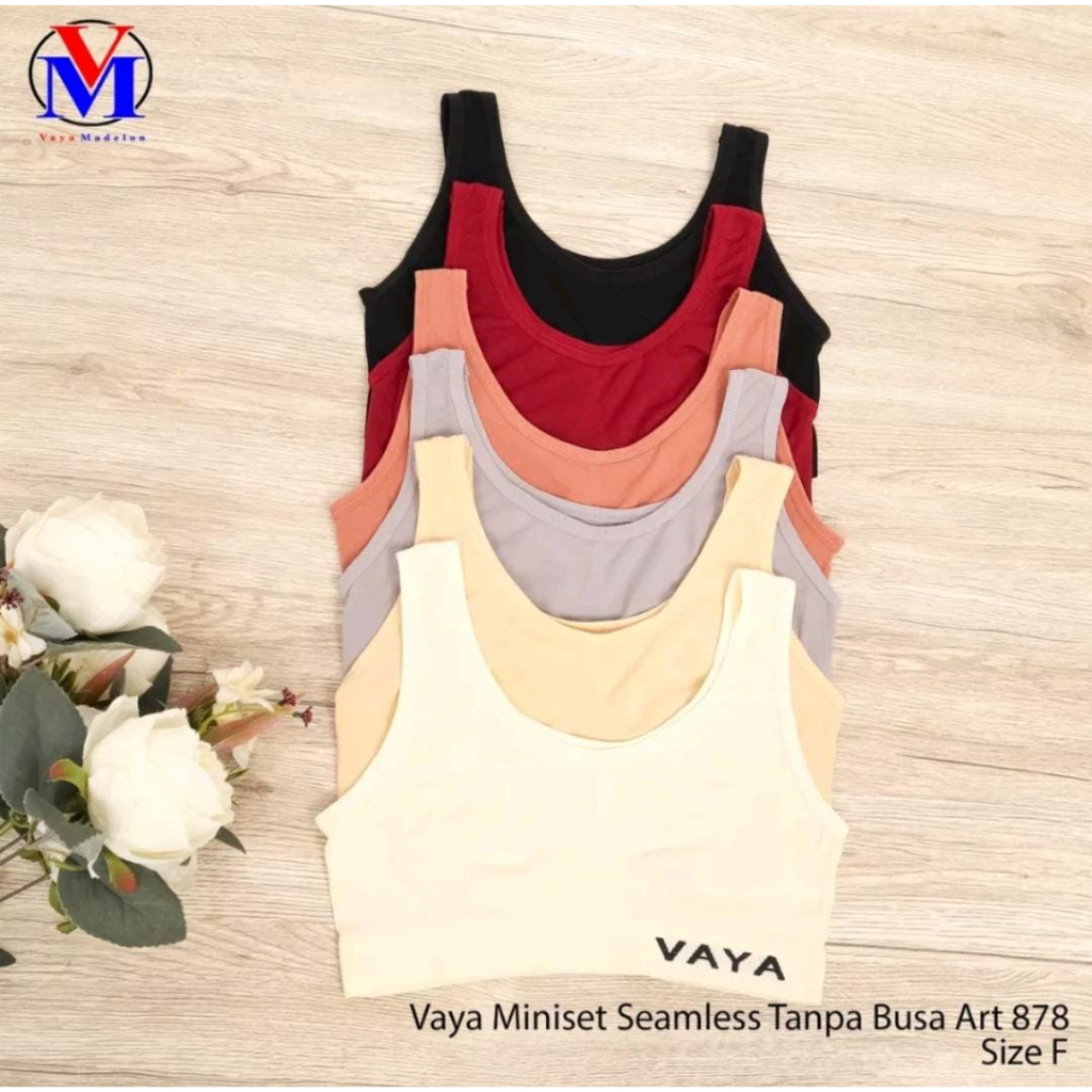 LUSINAN!! Miniset Vaya Seamless art 808/878 - Miniset Tanpa kawat - Miniset Sport