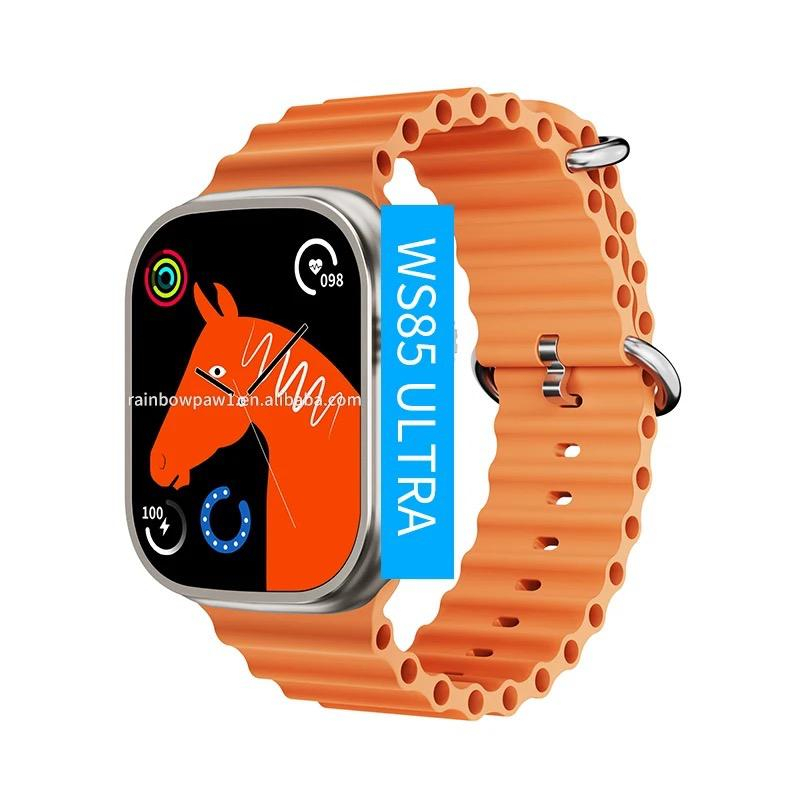 WS85  Ultra Jam Tangan Pintar Ultra Seri 8 Jam Tangan Pintar 2.2 ''49MM NFC GPS Suara Asisten Panggilan BT Oksigen Darah Jam Tangan Pintar Olahraga Pria Wanita