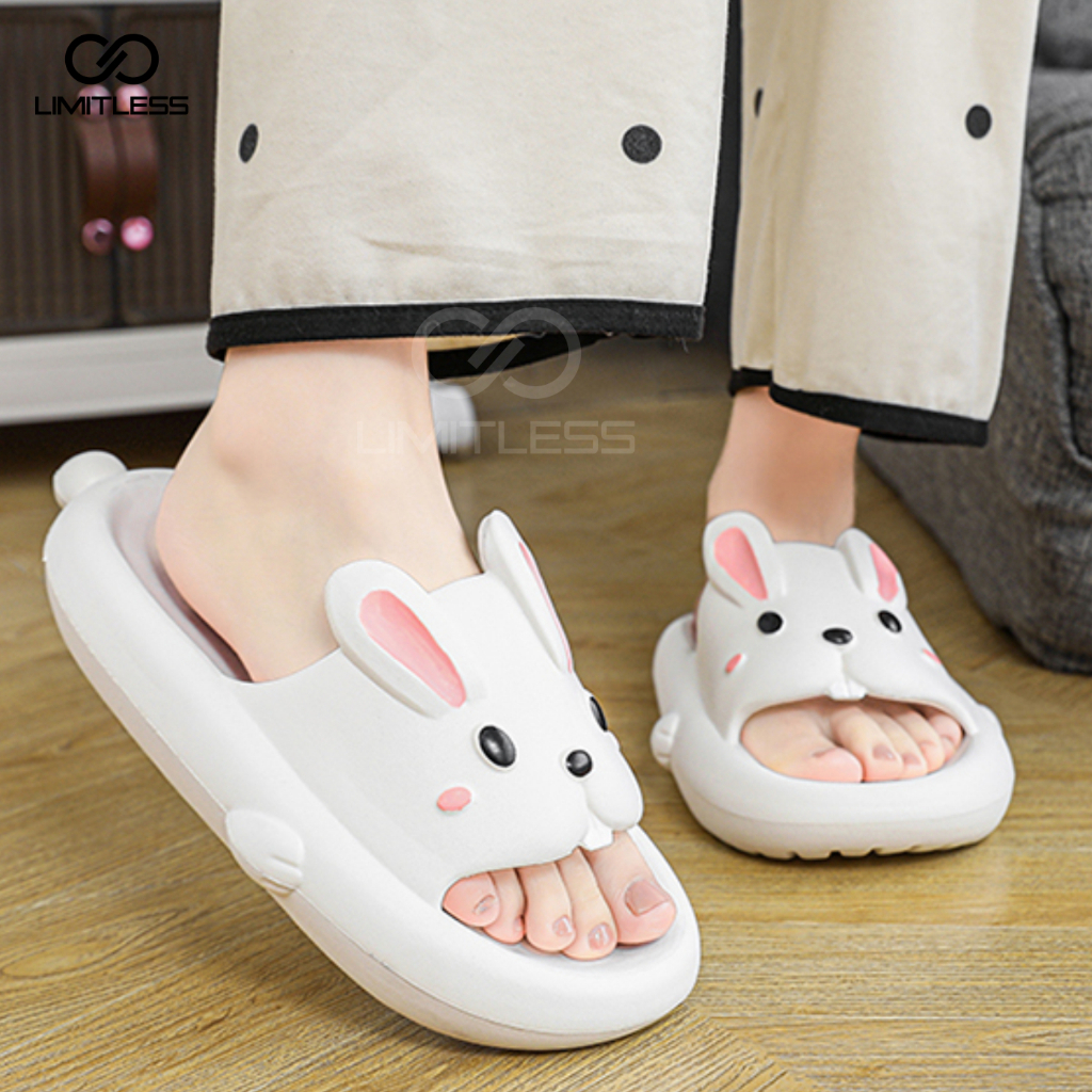 Sendal Kelinci Rabbit Anak Perempuan Lucu Rumah Terbaru 2023 Sandal Anak Kelinci Empuk Korean Style