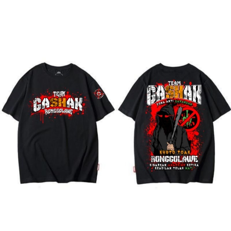 new GASHAK edition ronggolawe, kaos distro