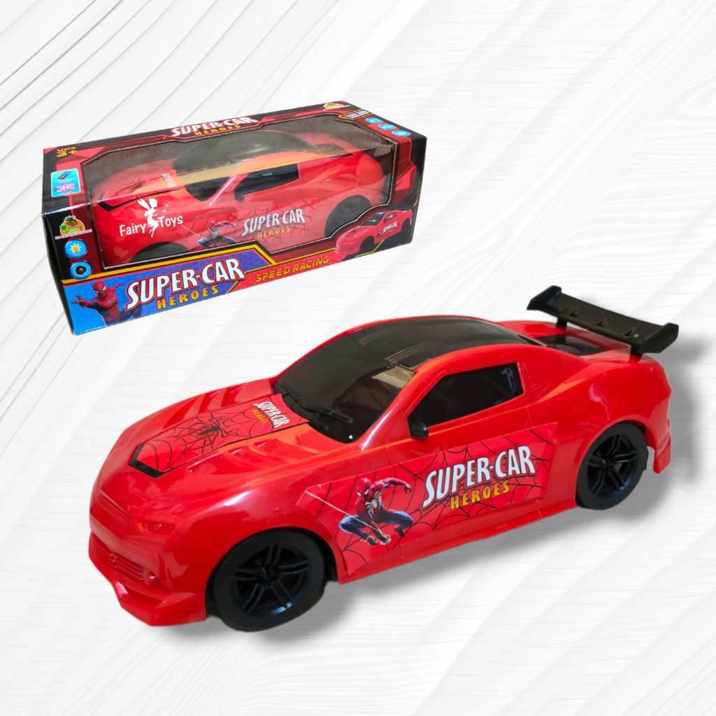 Mainan Mobil Spidermann SuperCar Bump &amp; Go OCT5028