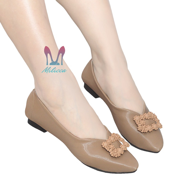 Milicca sepatu flat shoes wanita rayazi