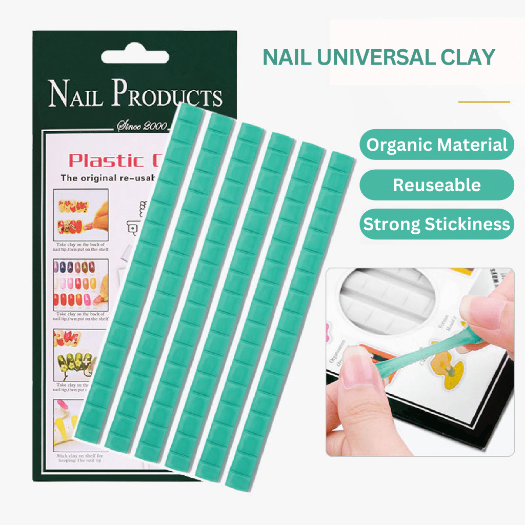 NAIL CLAY | Perekat Display Kuku Palsu Faber-Castell ,Perekat Multi Fungsi Nail Clay Glue Tack It | Lem Kuku Palsu | Nail Art Clay