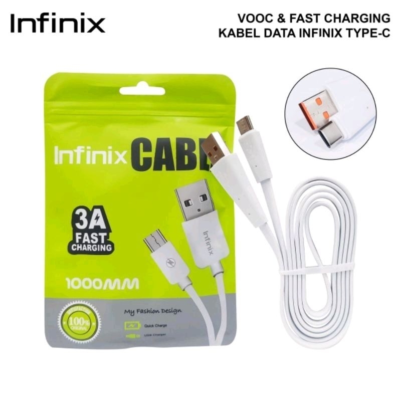 Kabel Data INFINIX 3.0A Original ● Tipe C