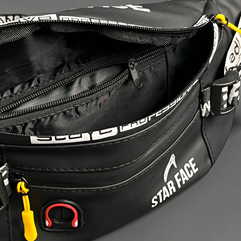 STARFACE - Waistbag Waterproof Terbaru Bahan Ballon Anti Air Tas Selempang Bahu