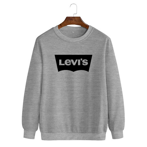 LEVIS Batwing Crewneck Sweater Pria - Motif Batwing