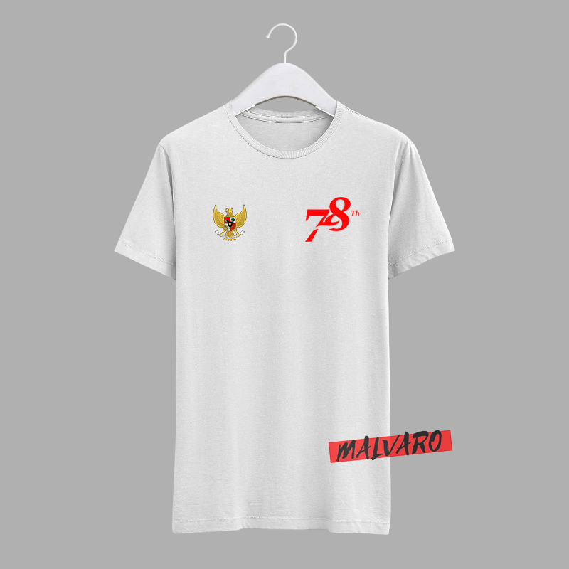 MALVARO-BAJU HUT RI 78/ KAOS HUT RI INDONESIA 78/ KAOS PANITIA 17 AGUSTUS IND-3