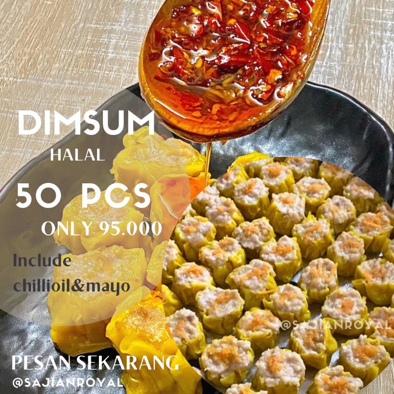 

DIMSUM AYAM HALAL 50 PCS
