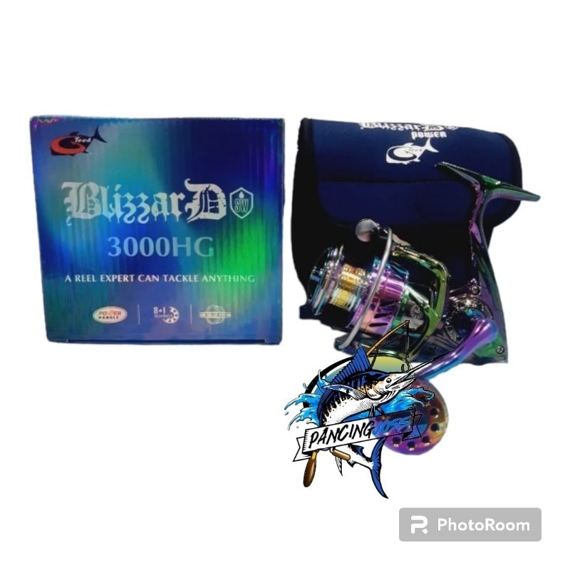 REEL SPINNING GTECH BLIZZARD SW 3000HG POWER HANDLE MAX DRAG 13KG BEST SELLER