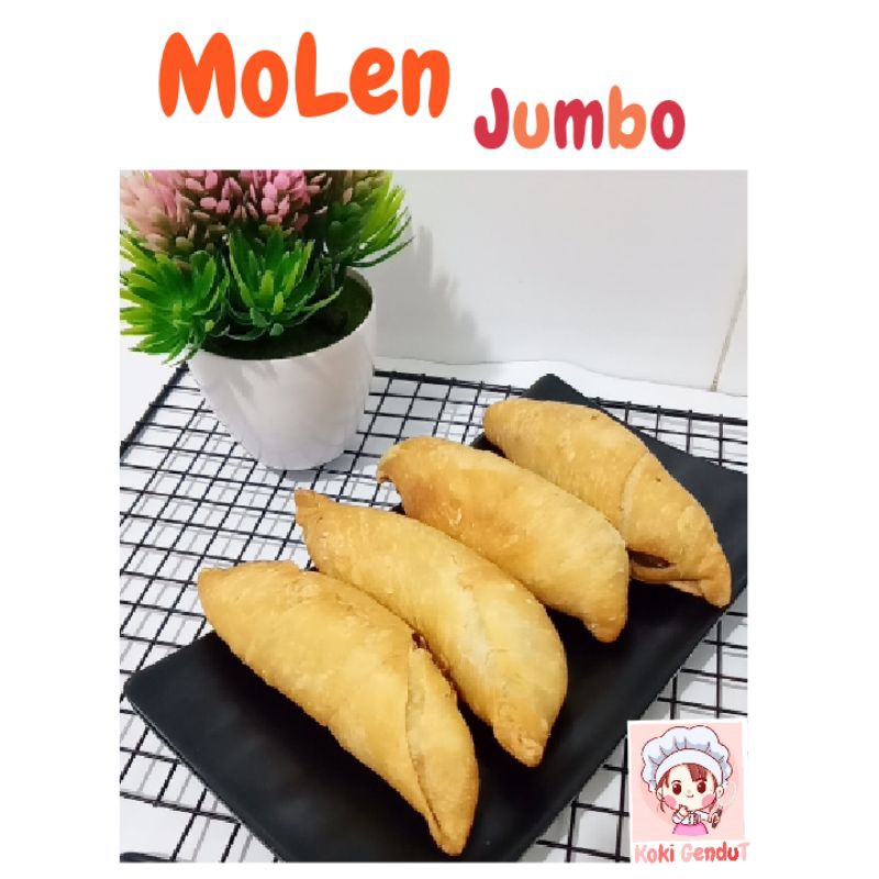 

TERLARIS !! molen pisan JUMBO Frozen 4 pcs homemade