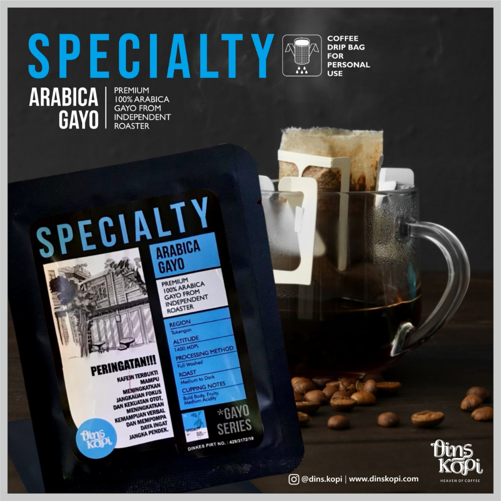 

Kopi Arabika SPECIALTY Arabica Coffee Bubuk - Drip Bag