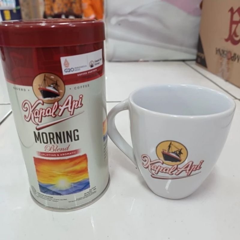 KAPAL API MORNING BLEND 200g FREE MUG/KOPI BUBUK PREMIUM