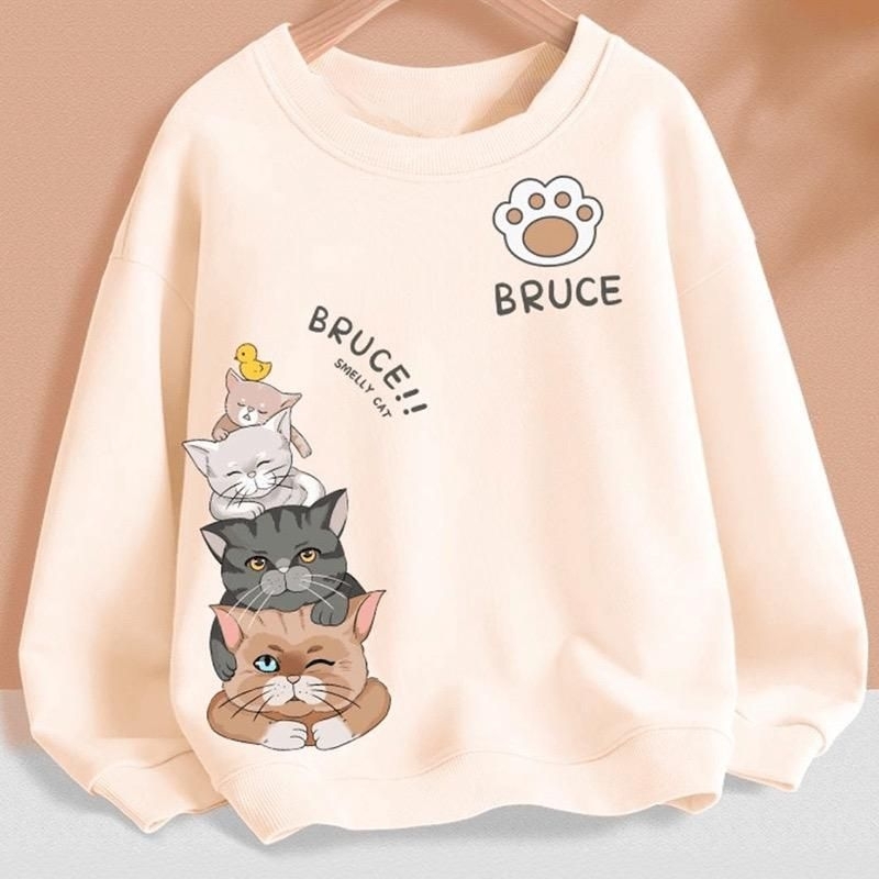 Sweater Crewneck basic (Bruce cat)