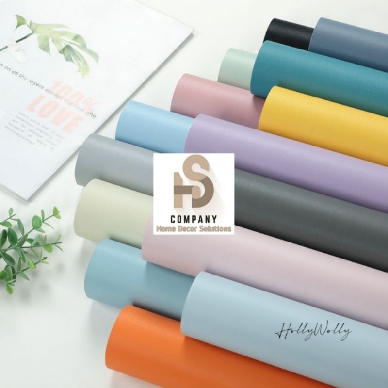 Wallpaper Sticker Dinding Murah Stiker Furniture Lemari Meja Dapur Tahan Air Waterproof Tahan Api Mi