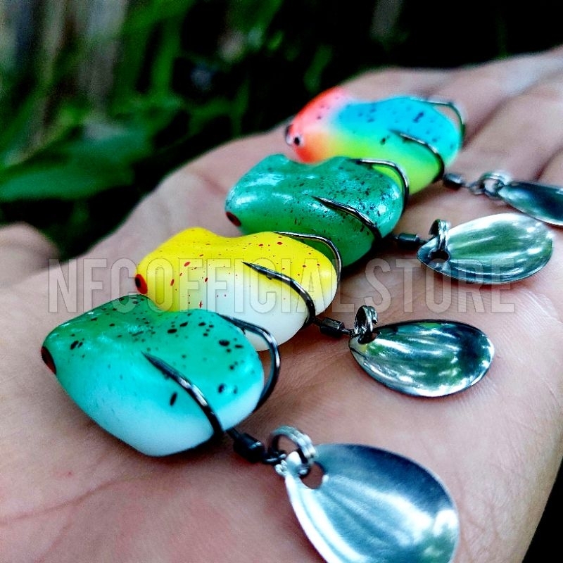 Mini Soft Frog 3 cm 3,5 gram Sensitif, Elastis, Kuat &amp; Mudah Hook up