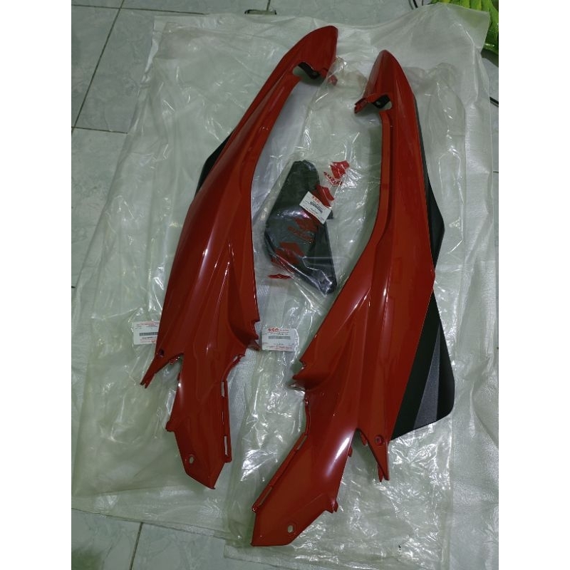 cover body kanan kiri satria fu new FL asli merah