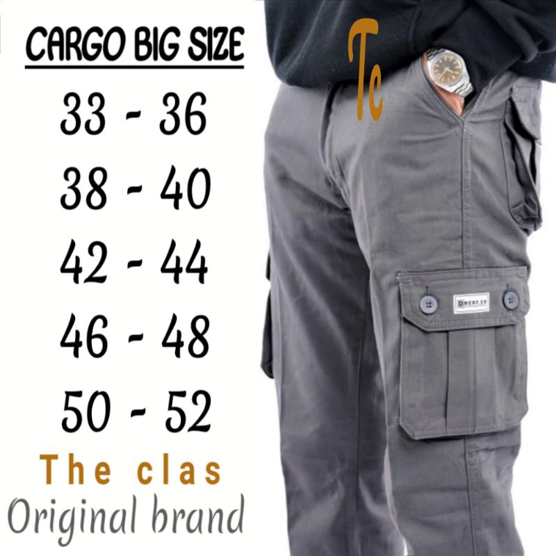CARGO/PDL CELANA JUMBO BIG/SIZE 37 - 50 || CELANA PANJANG PRIA [COD]