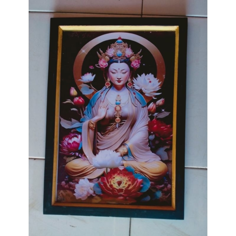hiasan dinding poster Dewi Kwan im plus figura ukuran 53*35