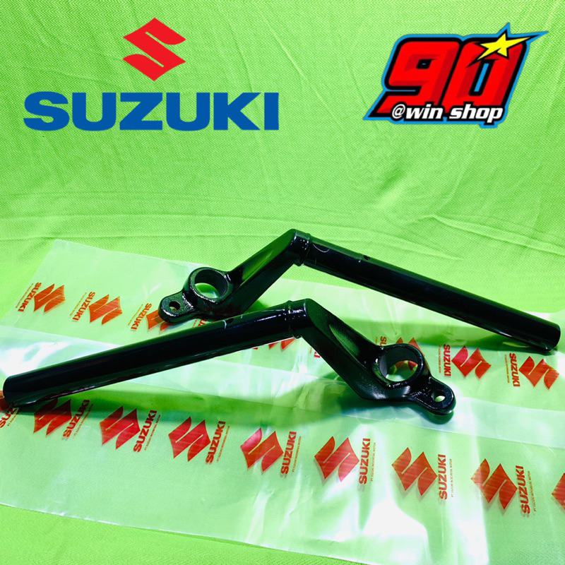 Stang setang stir jepit satria fu 150 original suzuki hitam baru