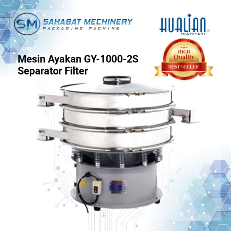 

Mesin Ayakan GY-1000-2S separator filter machine