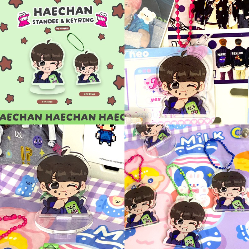 [ Spesial Birthday Haechan ] READY STOCK Acrylic Keyring & Standee Lee Haechan Chocobi Boy