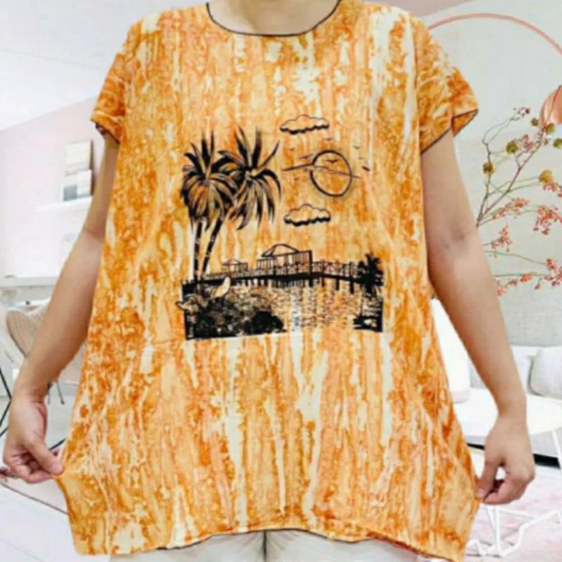 baju jumbo wanita motif tie dye baju tie dye jumbo wanita bahan rayon berkwalitas adem dan lembut