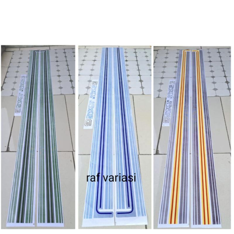 stiker list body super kijang G 1.5 Lama / stiker mobil Kijang super G