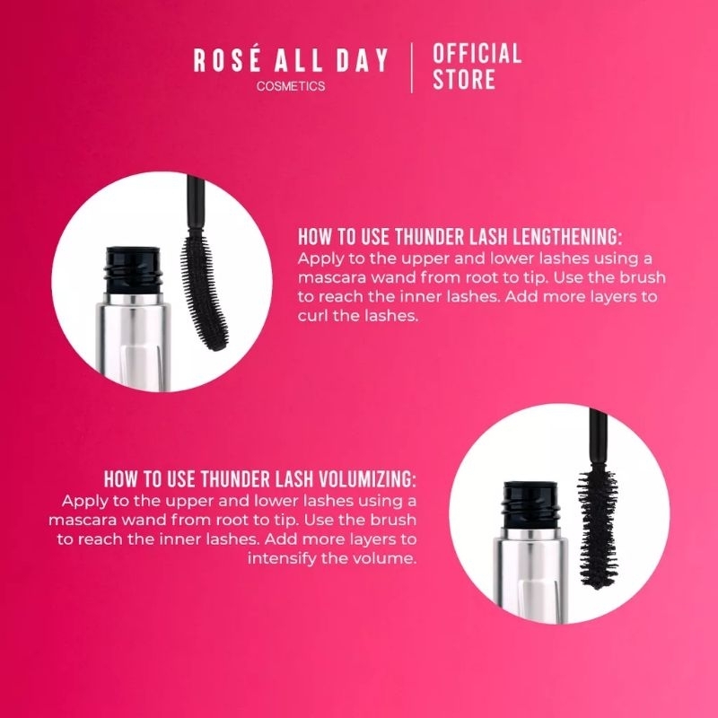 ROSE ALL DAY Thunder Lash Mascara