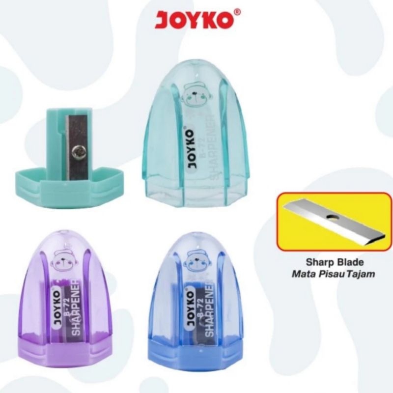 

Rautan pensil Joyko B-72 (1 pcs) / Serutan Joyko per pcs