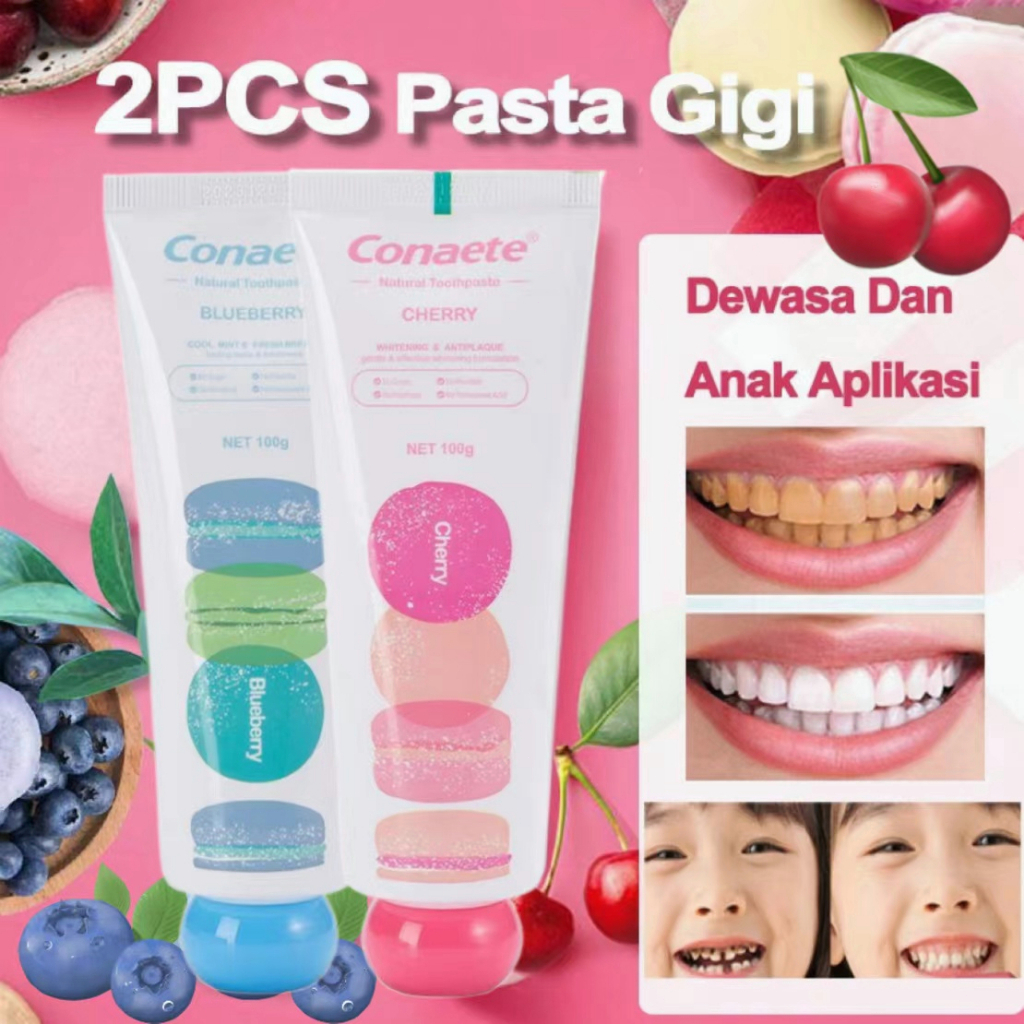 Pasta Gigi Pemutih Croent Macaron Whitening Toothpaste 100gr Untuk Menghilangkan Plak Dan Karang Gigi Serta Menghilangkan Bau Mulut