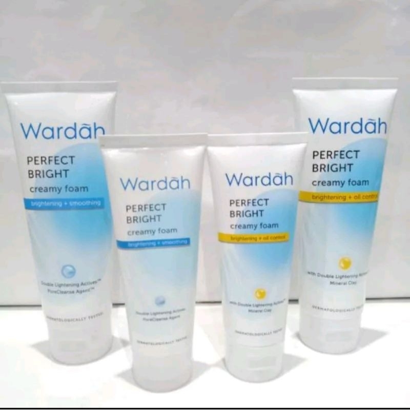 Wardah Perfect Bright Creamy Foam 100ml / Facial Foam Oil Control