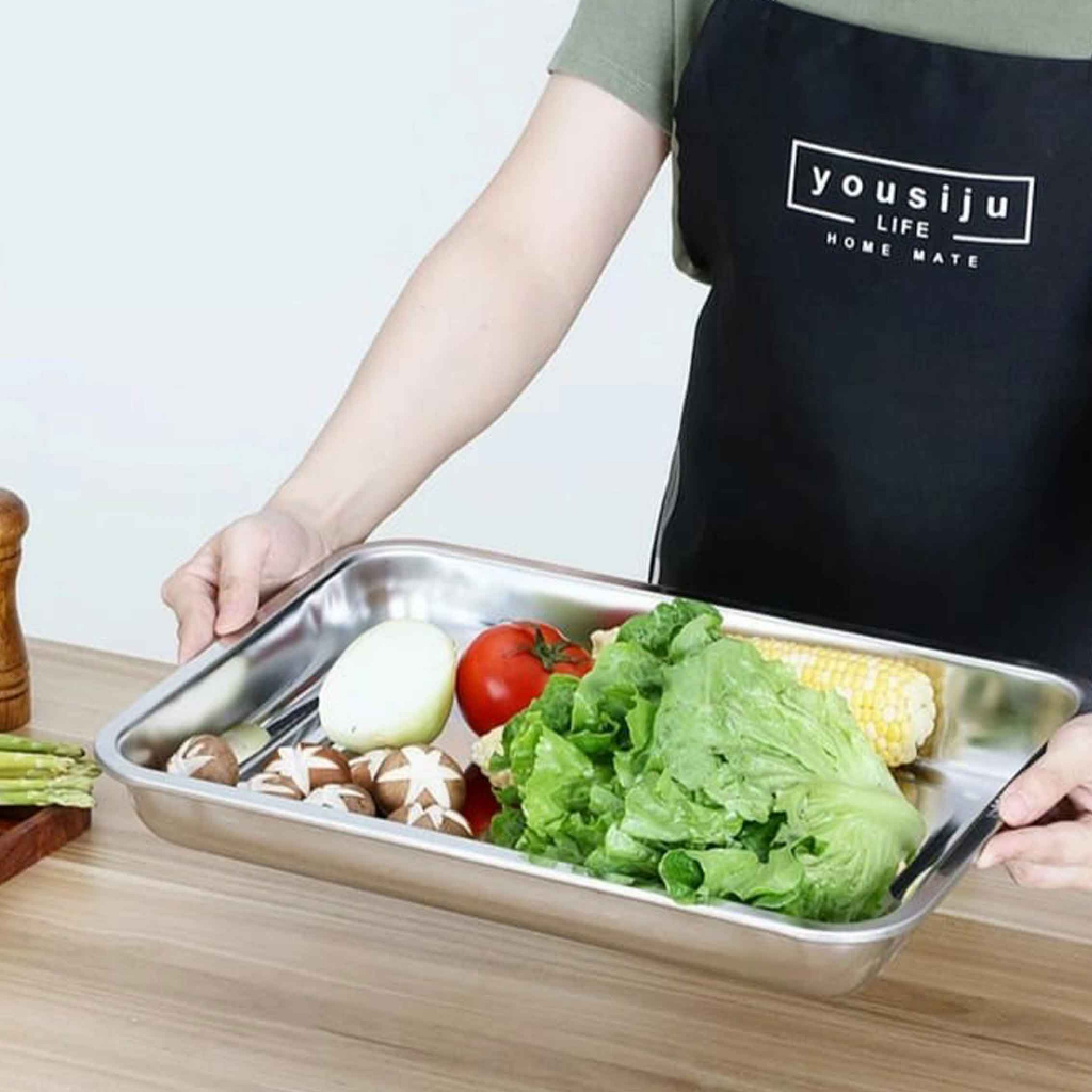 Nampan Stainless / Nampan Anti Karat / Nampan Multifungsi / Tatakan