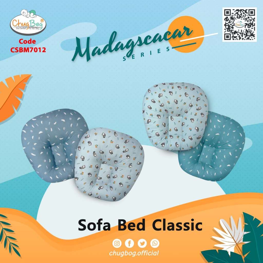 Sofa Bayi Chugbog Motif Madagascar CSBM7012