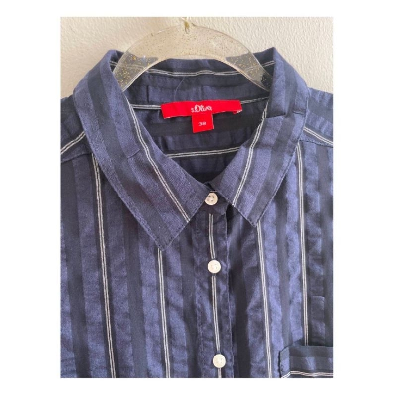 S.oliver striped longsleeve button down shirt