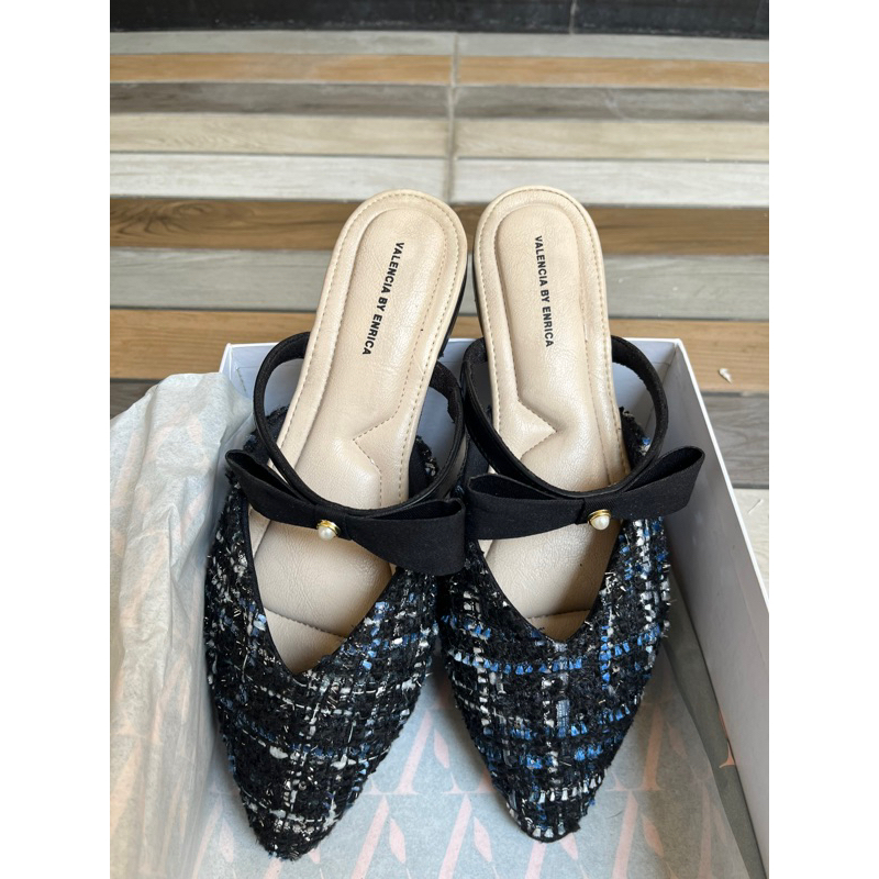 valencia by enrica preloved flavian flat mules
