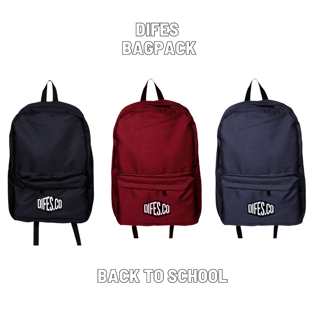 tas pria tas punggung backpack DIFES ransel pria modern