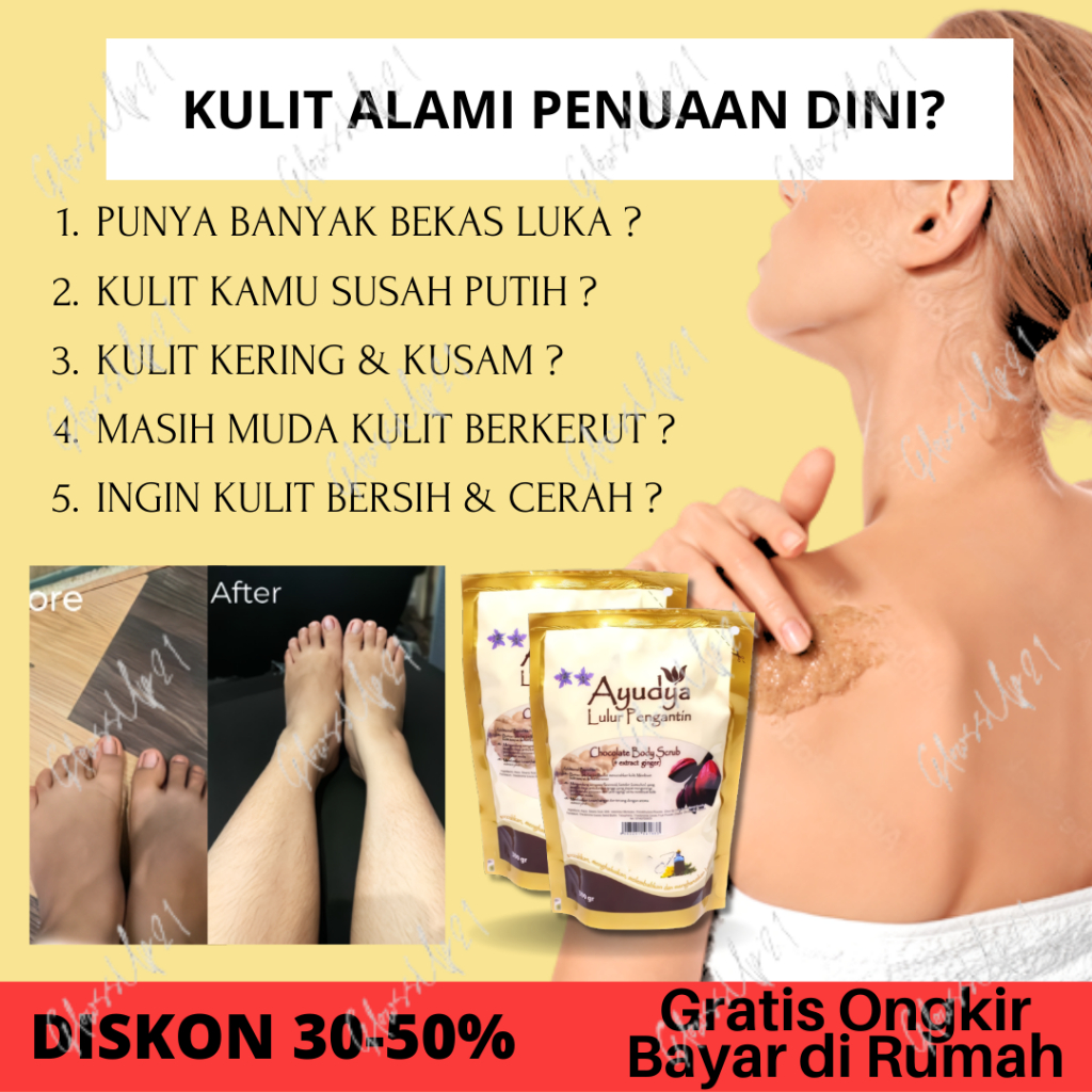 Ayudya Lulur Pengantin Chocolate 300 refill