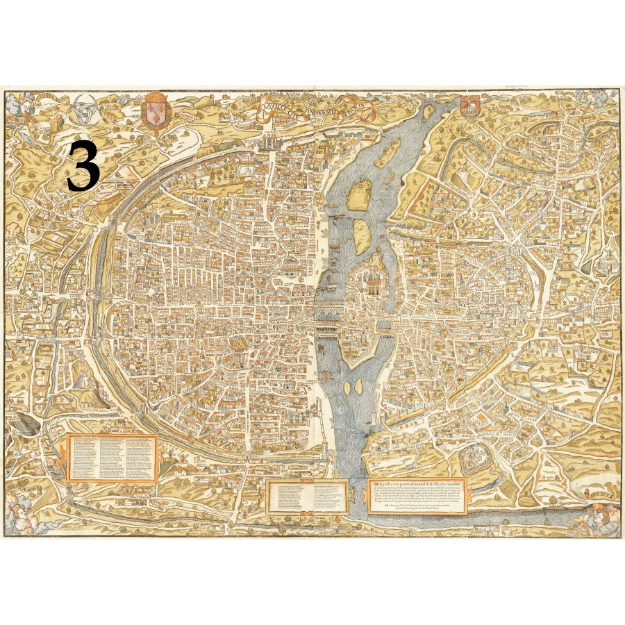 Kertas Scrapbook - Antique Maps_FFH23 Design